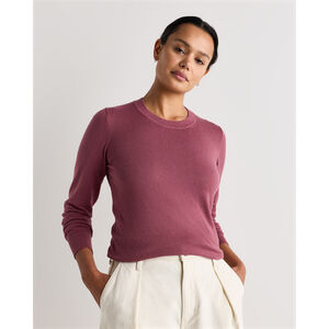 Lightweight Cotton Cashmere Crew Sweater